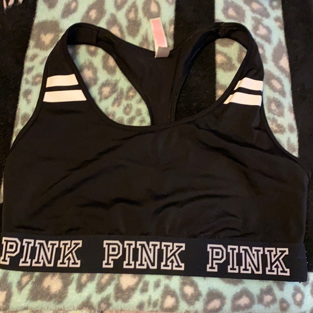 Pink Sports bra